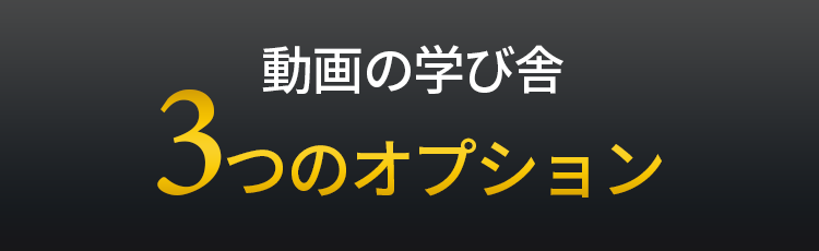 動画の学び舎3つのオプション